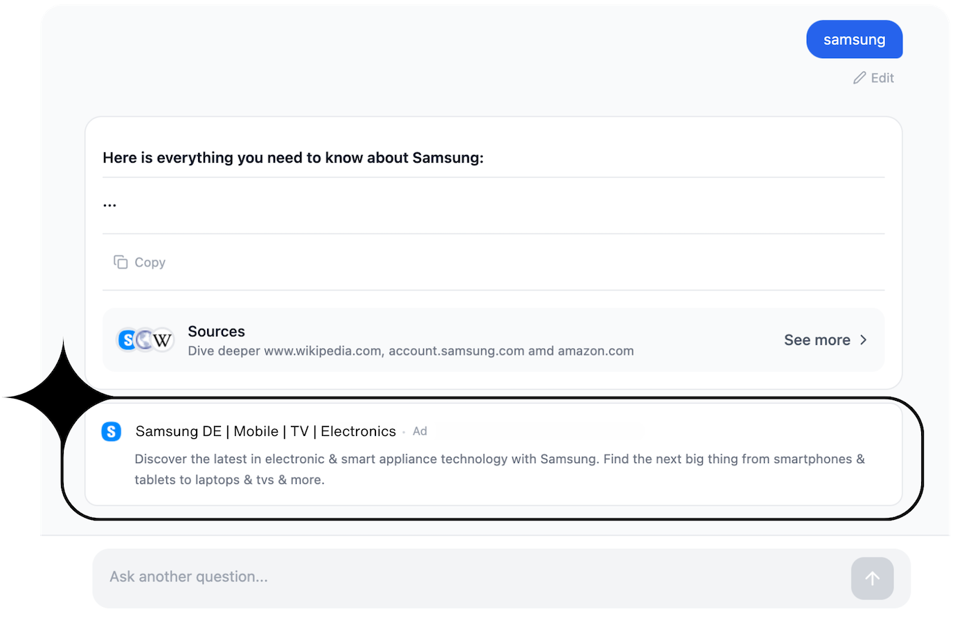 xPrivo Chat Ad Example
